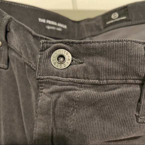 Adriano Goldschmied size 31 dark gray corduroy cigarette ankle pants! - Picture 4 of 8